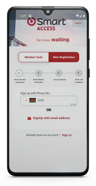 Smart Access Self Registration
